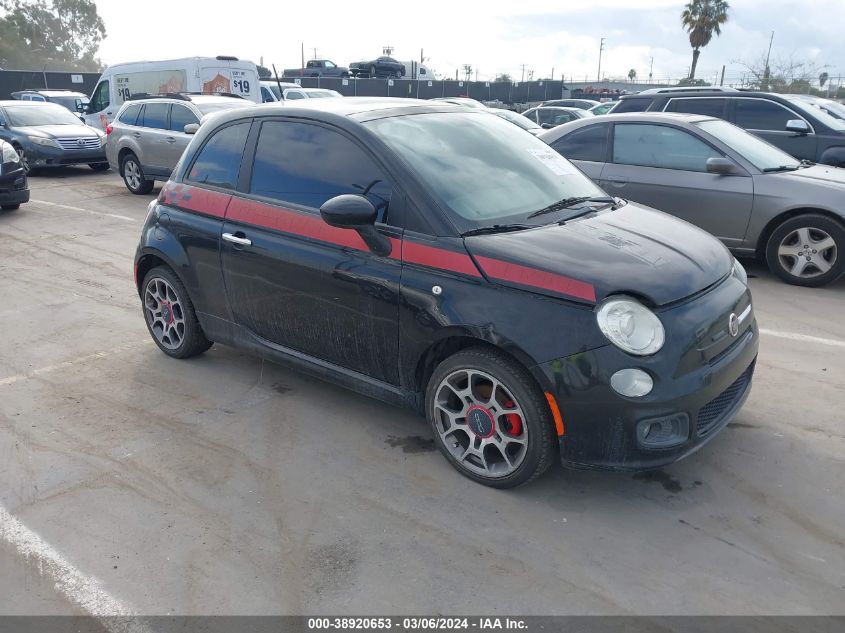 2012 Fiat 500 Sport VIN: 3C3CFFBR7CT303685 Lot: 38920653