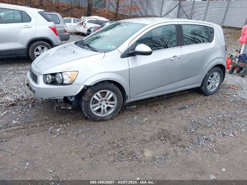 2016 Chevrolet Sonic Lt Auto VIN: 1G1JC6SG5G4158371 Lot: 38920657