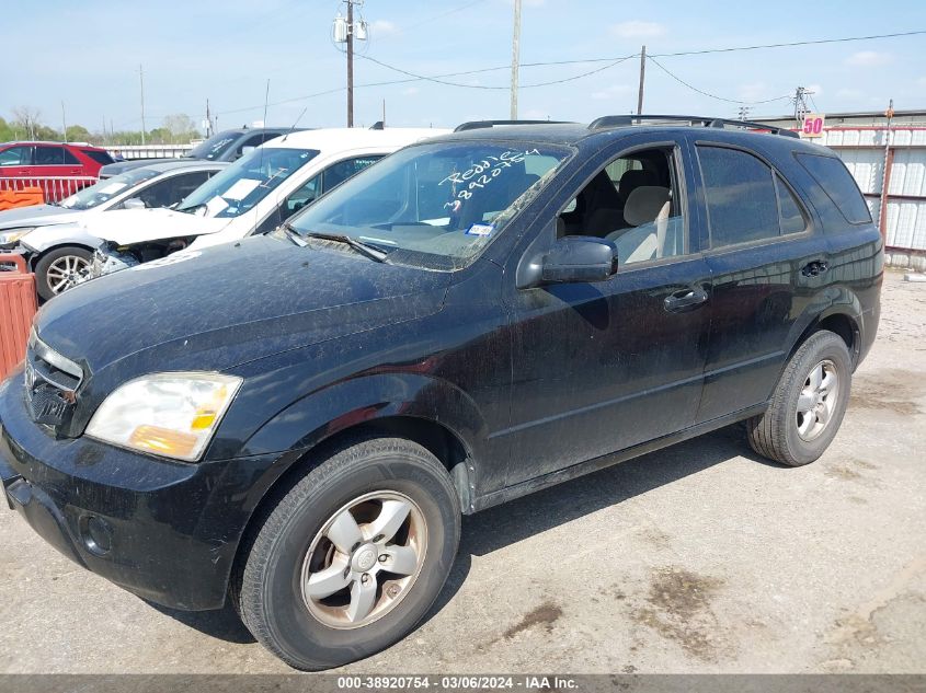 2008 Kia Sorento Lx VIN: KNDJD735685851811 Lot: 38920754