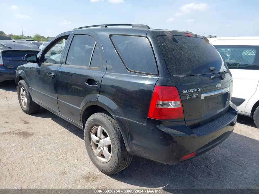 2008 Kia Sorento Lx VIN: KNDJD735685851811 Lot: 38920754