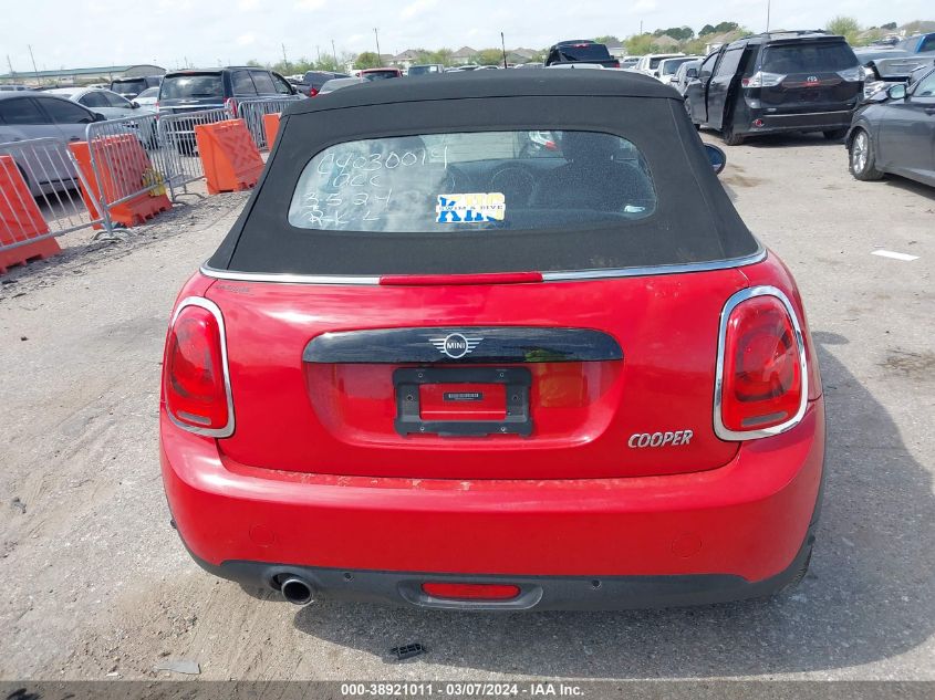 2019 Mini Convertible Cooper VIN: WMWWG5C59K3H08503 Lot: 38921011