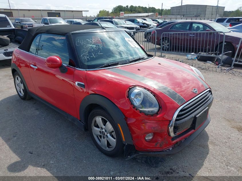 2019 Mini Convertible Cooper VIN: WMWWG5C59K3H08503 Lot: 38921011