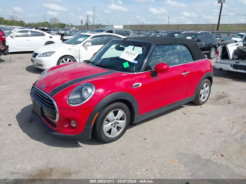 2019 Mini Convertible Cooper VIN: WMWWG5C59K3H08503 Lot: 38921011