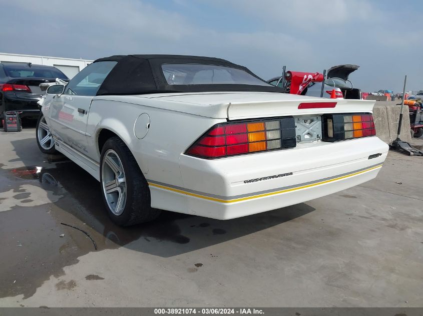 1988 Chevrolet Camaro VIN: 1G1FP31F0JL154825 Lot: 38921074