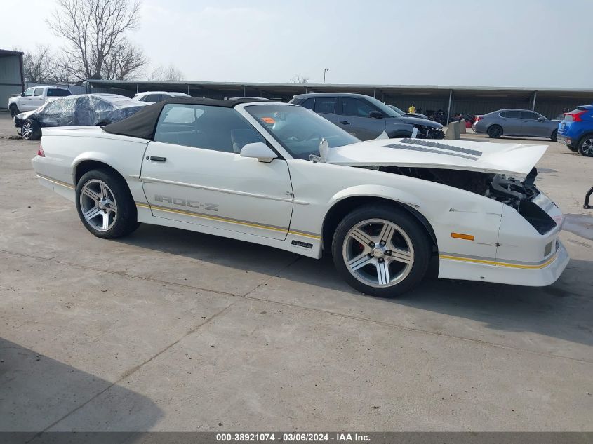 1988 Chevrolet Camaro VIN: 1G1FP31F0JL154825 Lot: 38921074