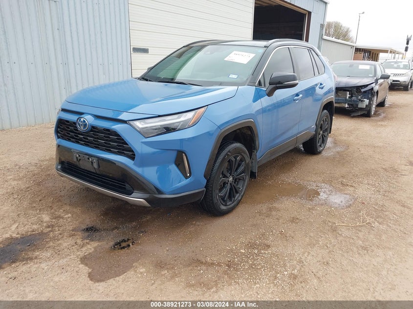 VIN 2T3E6RFV5NW037334 2022 TOYOTA RAV4 XSE HYBRID