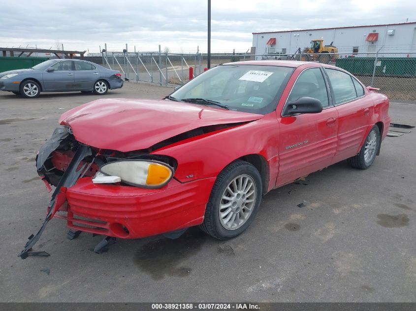 1999 Pontiac Grand Am Se2 VIN: 1G2NE52E4XM933730 Lot: 38921358