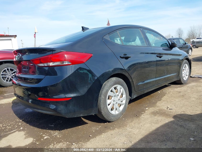 VIN 5NPD74LF5HH088174 2017 HYUNDAI ELANTRA SE
