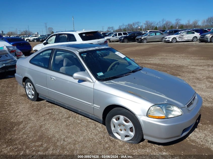 1998 Honda Civic Ex VIN: 1HGEJ8145WL081153 Lot: 38921625