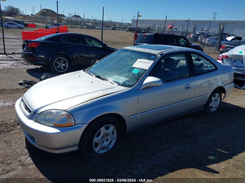 1998 Honda Civic Ex VIN: 1HGEJ8145WL081153 Lot: 38921625