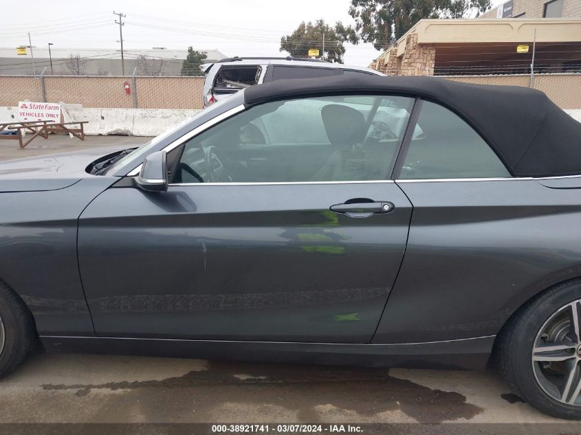 2017 BMW 230I VIN: WBA2K9C36H7A26327 Lot: 38921741