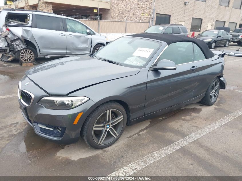 2017 BMW 230I VIN: WBA2K9C36H7A26327 Lot: 38921741