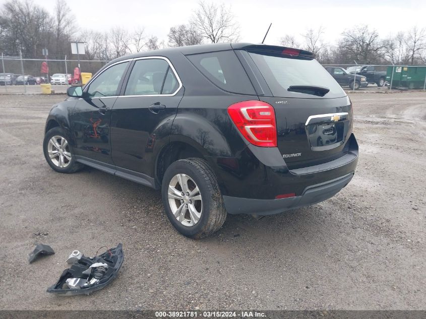 2GNALBEK6H1604032 2017 Chevrolet Equinox Ls