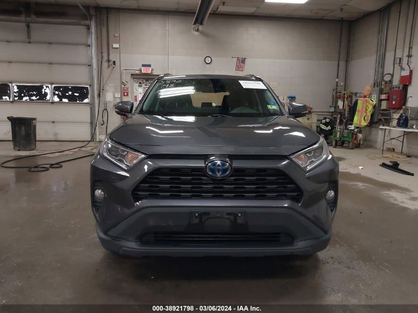 2019 Toyota Rav4 Hybrid Xle VIN: 2T3RWRFV8KW029810 Lot: 38921798