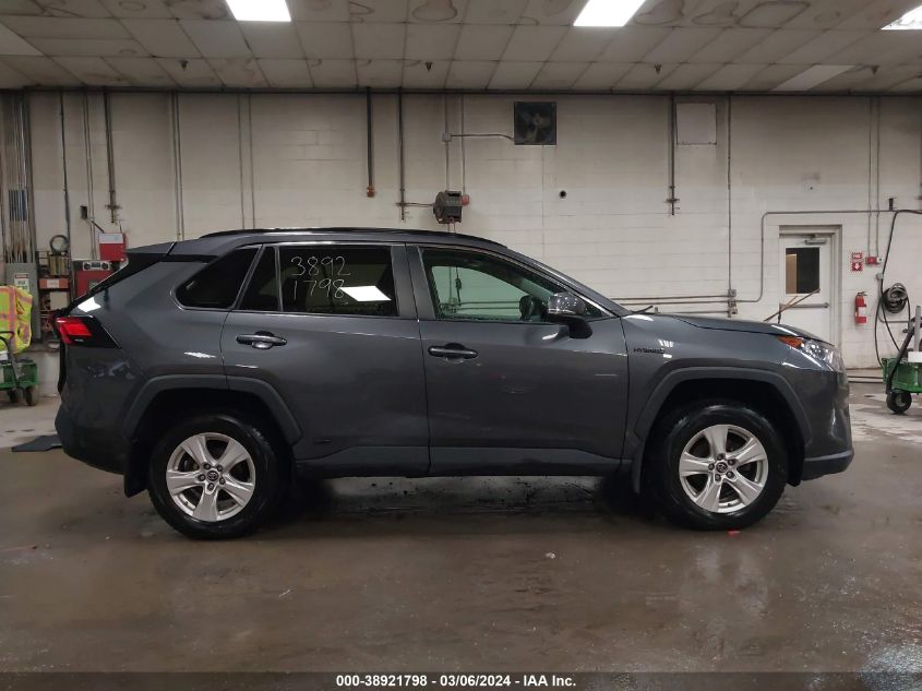 2019 Toyota Rav4 Hybrid Xle VIN: 2T3RWRFV8KW029810 Lot: 38921798