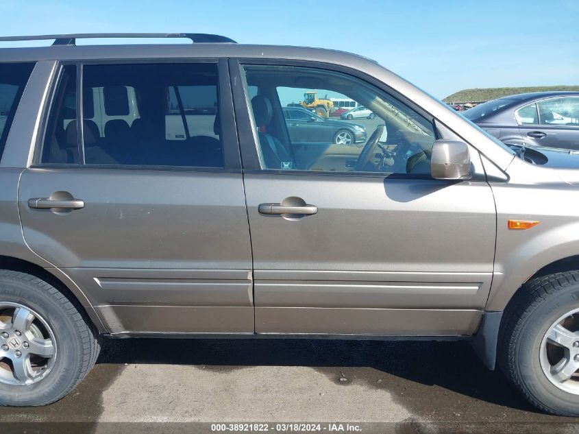 2008 Honda Pilot Ex-L VIN: 5FNYF18608B021623 Lot: 38921822