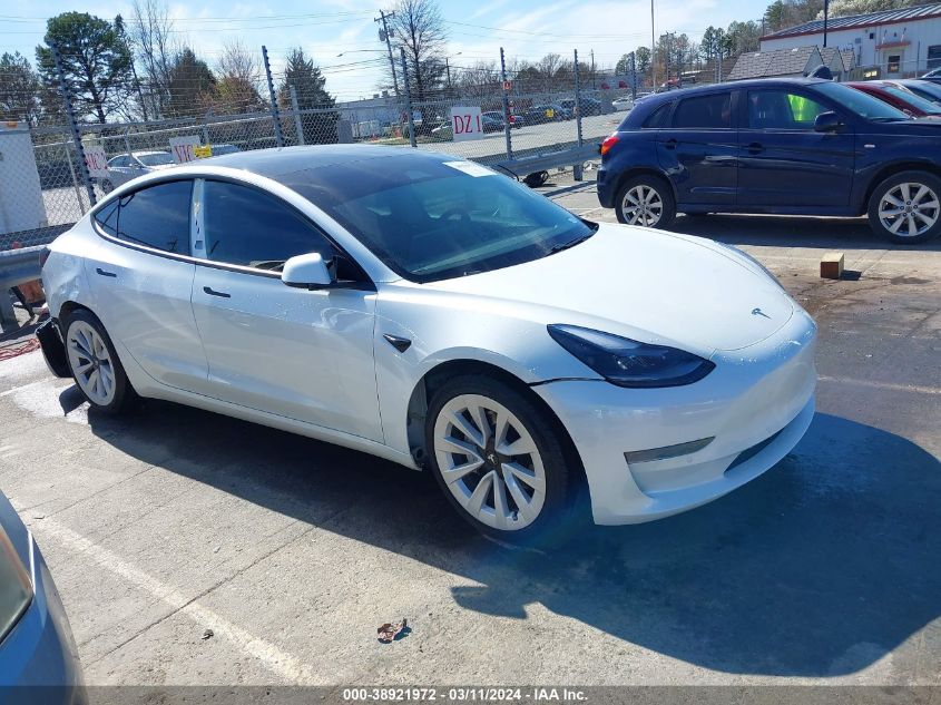 2021 TESLA MODEL 3 STANDARD RANGE PLUS REAR-WHEEL DRIVE - 5YJ3E1EA8MF920066