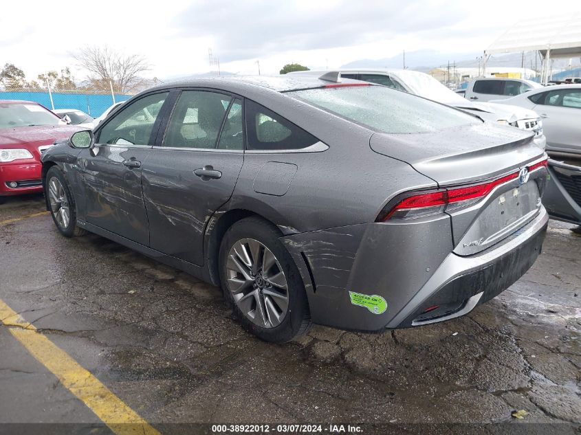 2022 Toyota Mirai Xle VIN: JTDAAAAA8NA006676 Lot: 38922012