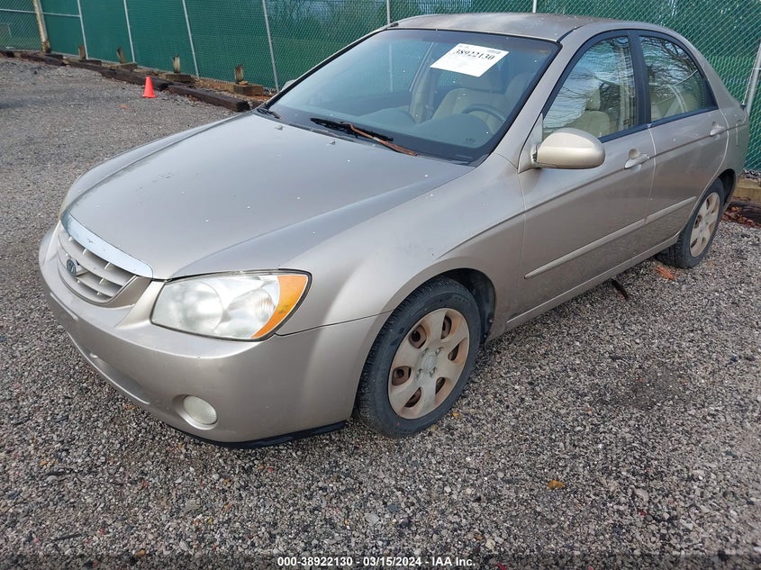 2005 Kia Spectra Ex/Lx/Sx VIN: KNAFE121255140761 Lot: 38922130