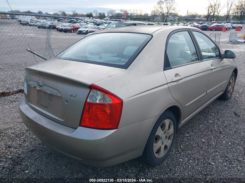 2005 Kia Spectra Ex/Lx/Sx VIN: KNAFE121255140761 Lot: 38922130