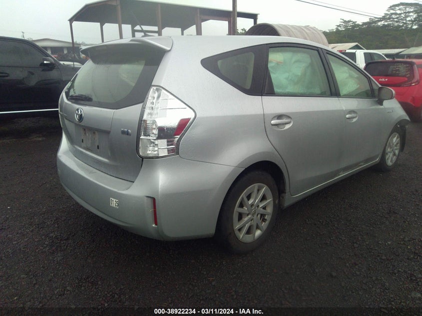2012 Toyota Prius V Three VIN: JTDZN3EU9C3123417 Lot: 38922234