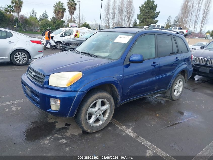 2003 Toyota Rav4 VIN: JTEHH20V330251758 Lot: 38922303