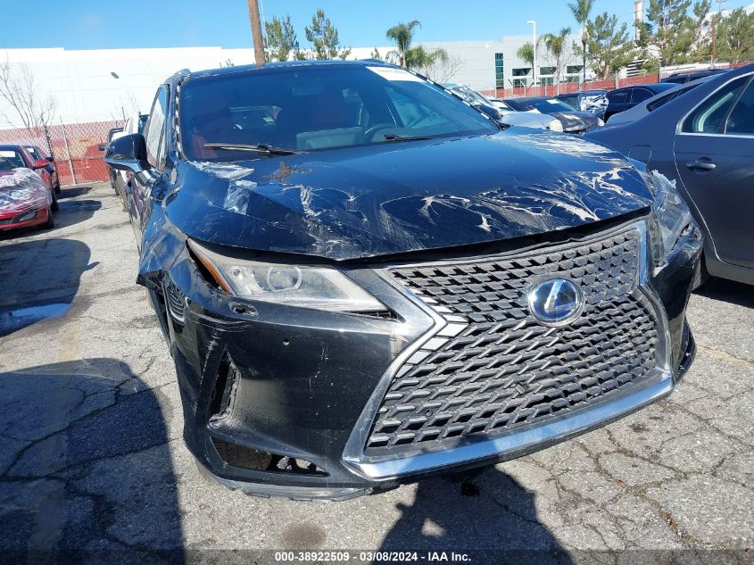 2020 Lexus Rx 450H F Sport Performance VIN: 2T2YGMDA7LC04942 Lot: 38922509