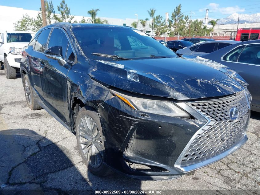 2020 Lexus Rx 450H F Sport Performance VIN: 2T2YGMDA7LC04942 Lot: 38922509