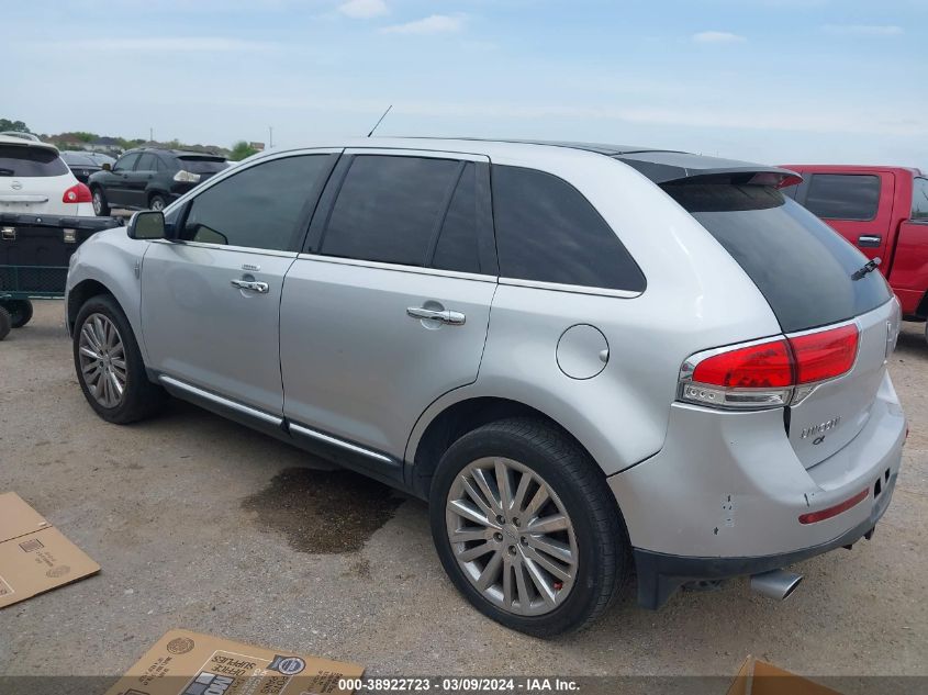 2011 Lincoln Mkx VIN: 2LMDJ6JK9BBJ29941 Lot: 38922723