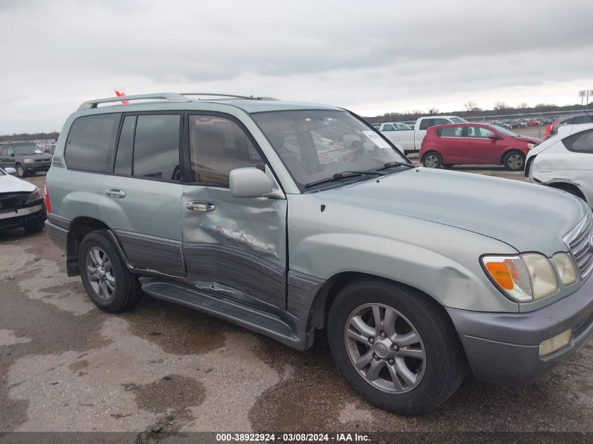 2003 Lexus Lx 470 VIN: JTJHT00W833531459 Lot: 38922924