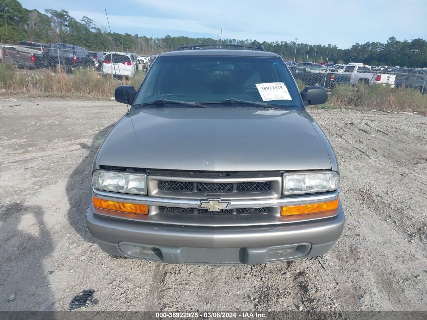 2002 Chevrolet Blazer Ls VIN: 1GNCS13WX2K137507 Lot: 38922925