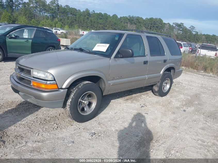 2002 Chevrolet Blazer Ls VIN: 1GNCS13WX2K137507 Lot: 38922925