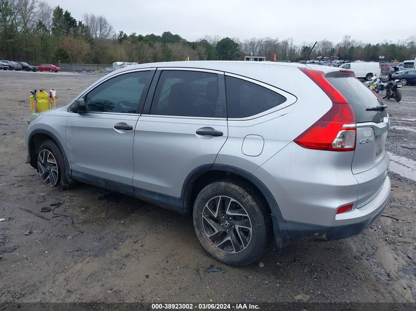 2016 HONDA CR-V SE - 2HKRM3H47GH534582