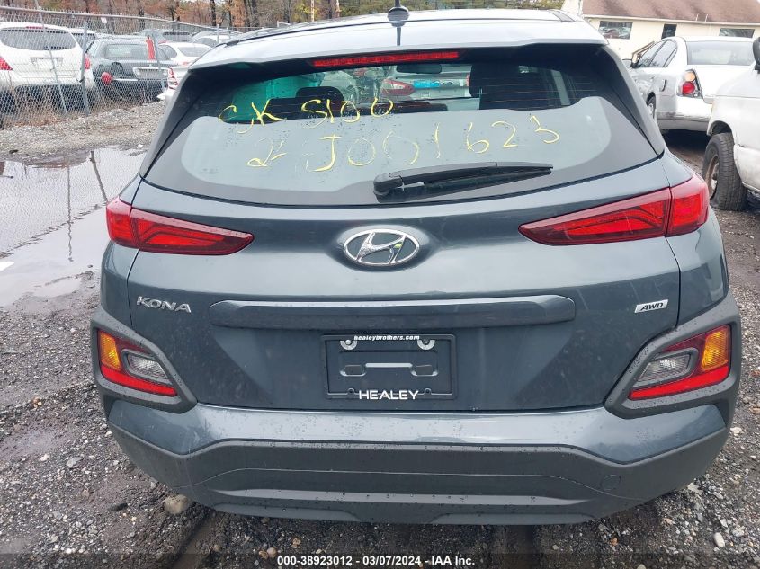 2021 Hyundai Kona Se VIN: KM8K1CAA7MU661646 Lot: 38923012