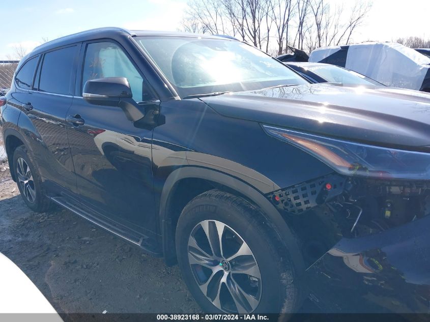 2021 TOYOTA HIGHLANDER VIN: 5TDGZRBH5MS072598