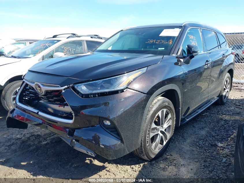 2021 TOYOTA HIGHLANDER VIN: 5TDGZRBH5MS072598
