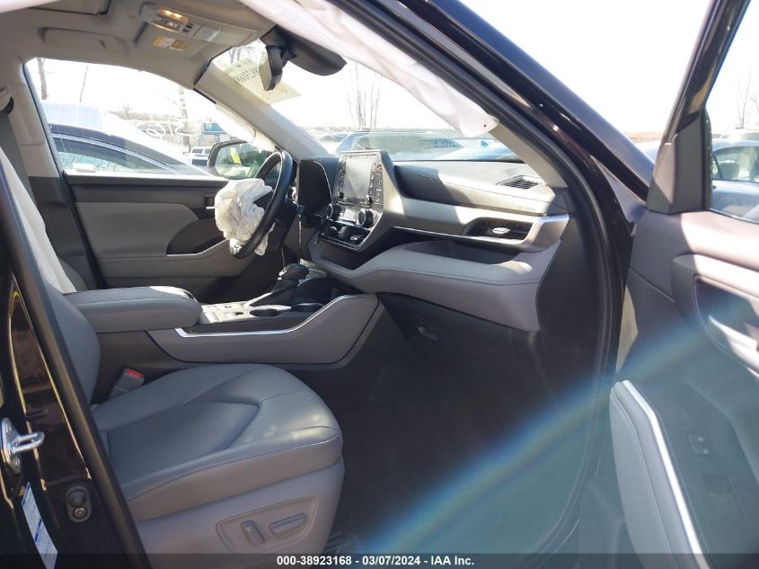 2021 TOYOTA HIGHLANDER VIN: 5TDGZRBH5MS072598