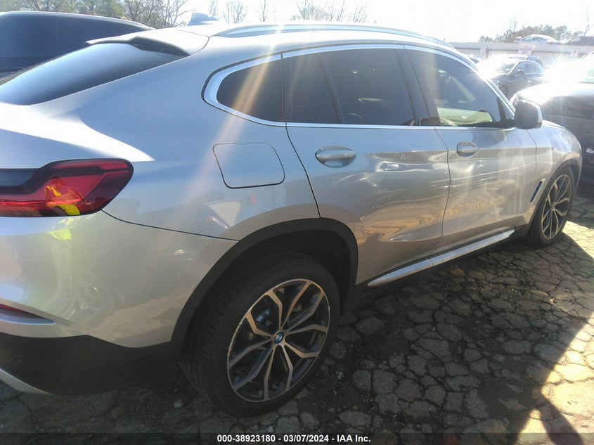 2021 BMW X4 xDrive30I VIN: 5UX2V1C07M9G65380 Lot: 38923180