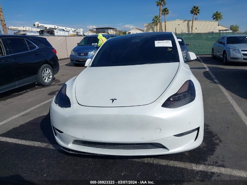 2021 Tesla Model Y Standard Range Rear-Wheel Drive VIN: 5YJYGDED2MF103025 Lot: 38923323