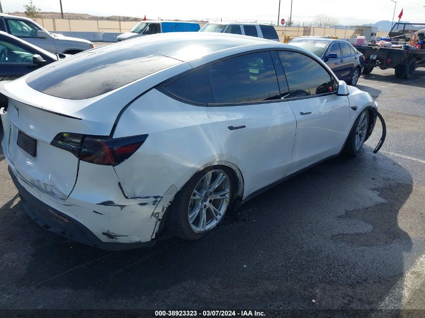 2021 Tesla Model Y Standard Range Rear-Wheel Drive VIN: 5YJYGDED2MF103025 Lot: 38923323