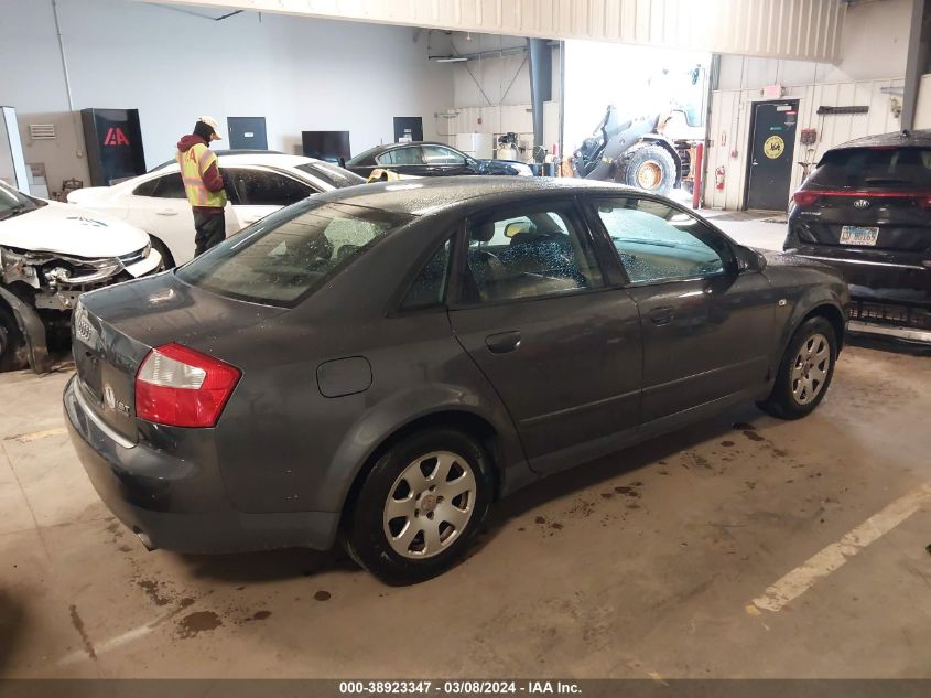 2003 Audi A4 1.8T VIN: WAULC68E43A294540 Lot: 38923347