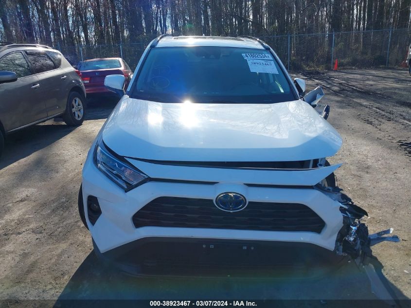 2T3RWRFV2LW082066 2020 Toyota Rav4 Xle Hybrid