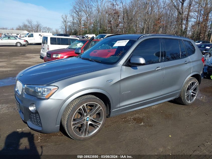 2015 BMW X3 xDrive28I VIN: 5UXWX9C52F0D47888 Lot: 38923550