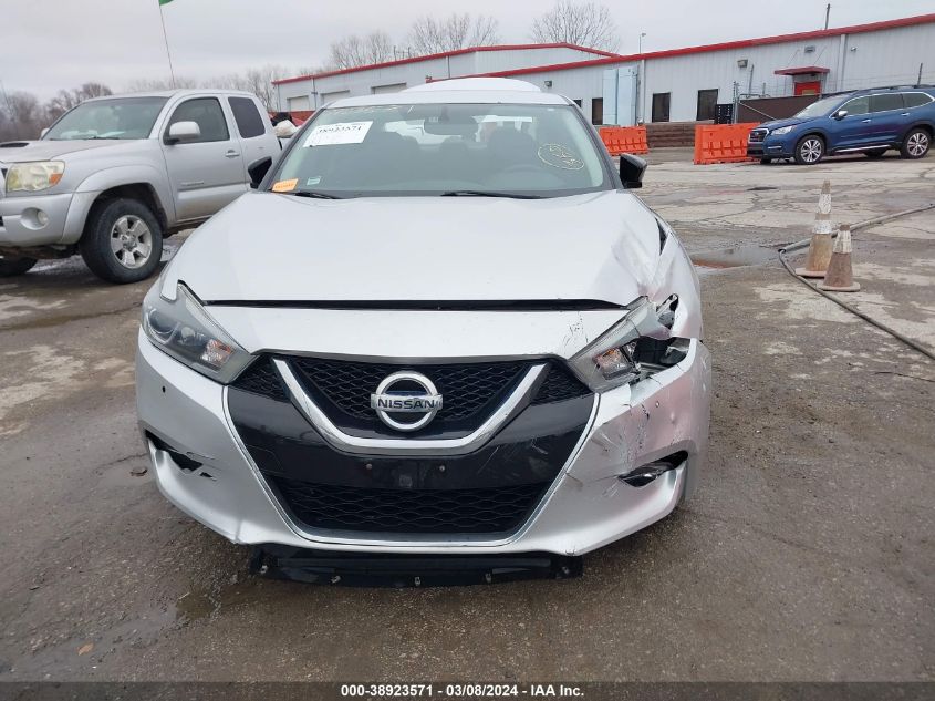 2018 Nissan Maxima 3.5 Sv VIN: 1N4AA6AP3JC390761 Lot: 38923571