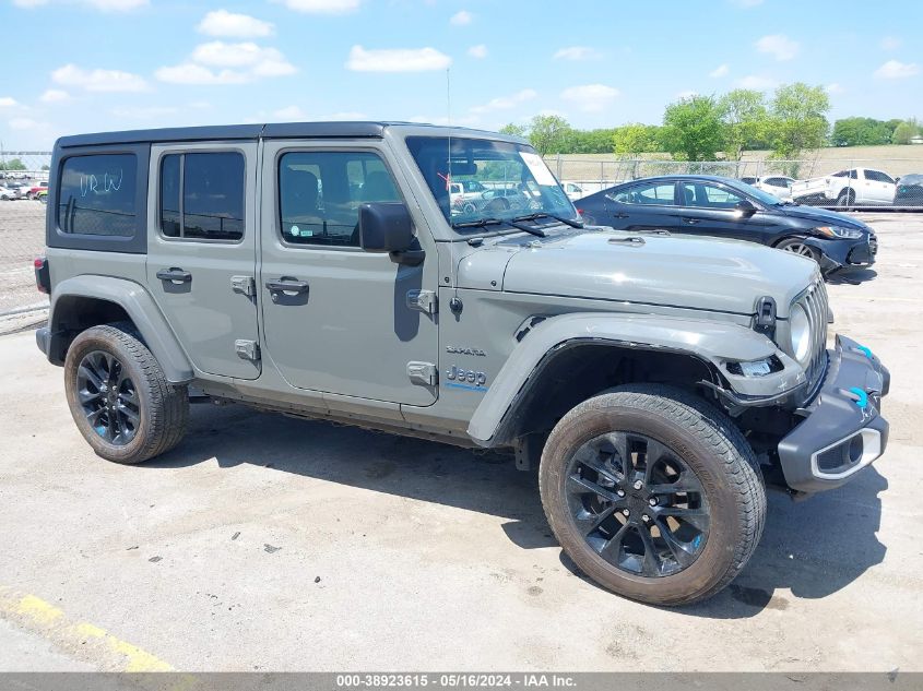 2023 Jeep Wrangler 4Xe Sahara 4X4 VIN: 1C4JJXP61PW630704 Lot: 38923615