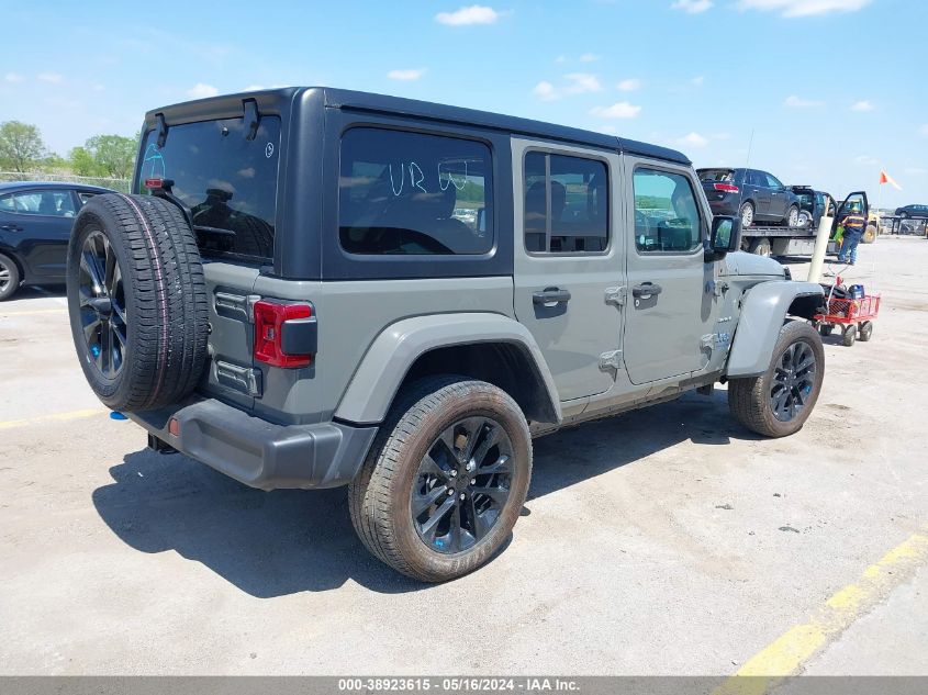 2023 Jeep Wrangler 4Xe Sahara 4X4 VIN: 1C4JJXP61PW630704 Lot: 38923615