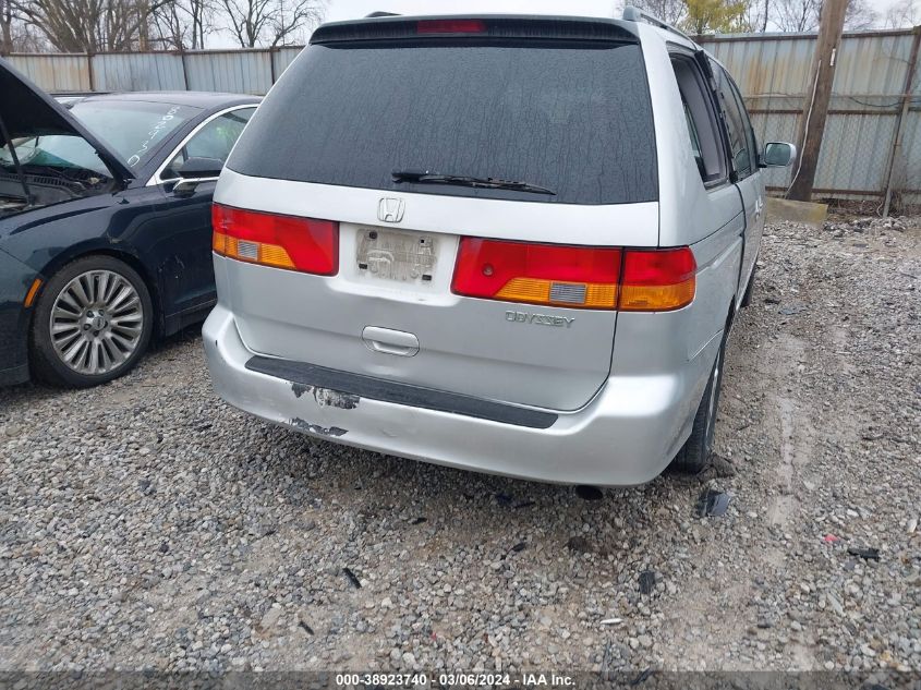 2002 Honda Odyssey Ex-L VIN: 2HKRL18952H585588 Lot: 38923740