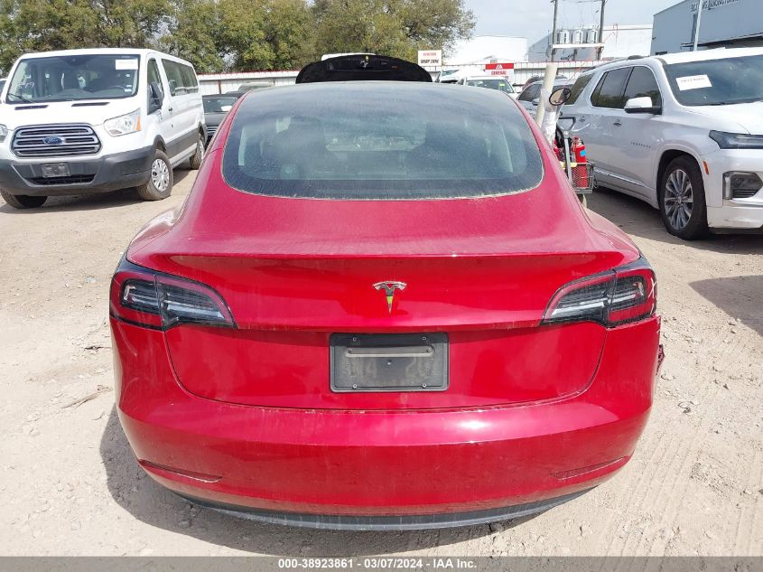 2023 Tesla Model 3 Rear-Wheel Drive VIN: 5YJ3E1EA2PF447964 Lot: 38923861