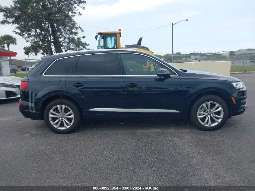 2017 Audi Q7 3.0T Premium VIN: WA1LAAF76HD033460 Lot: 38923954