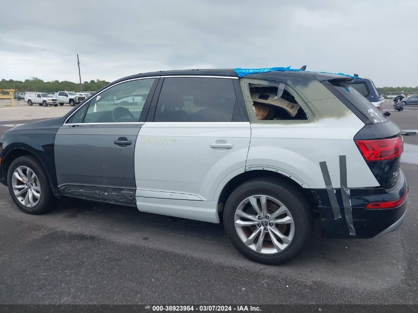 2017 Audi Q7 3.0T Premium VIN: WA1LAAF76HD033460 Lot: 38923954